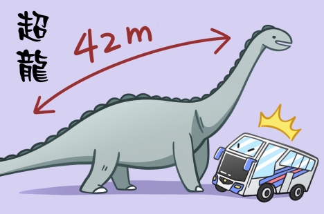史上最長恐龍 超龍化石長度可達42公尺超過3台遊覽車